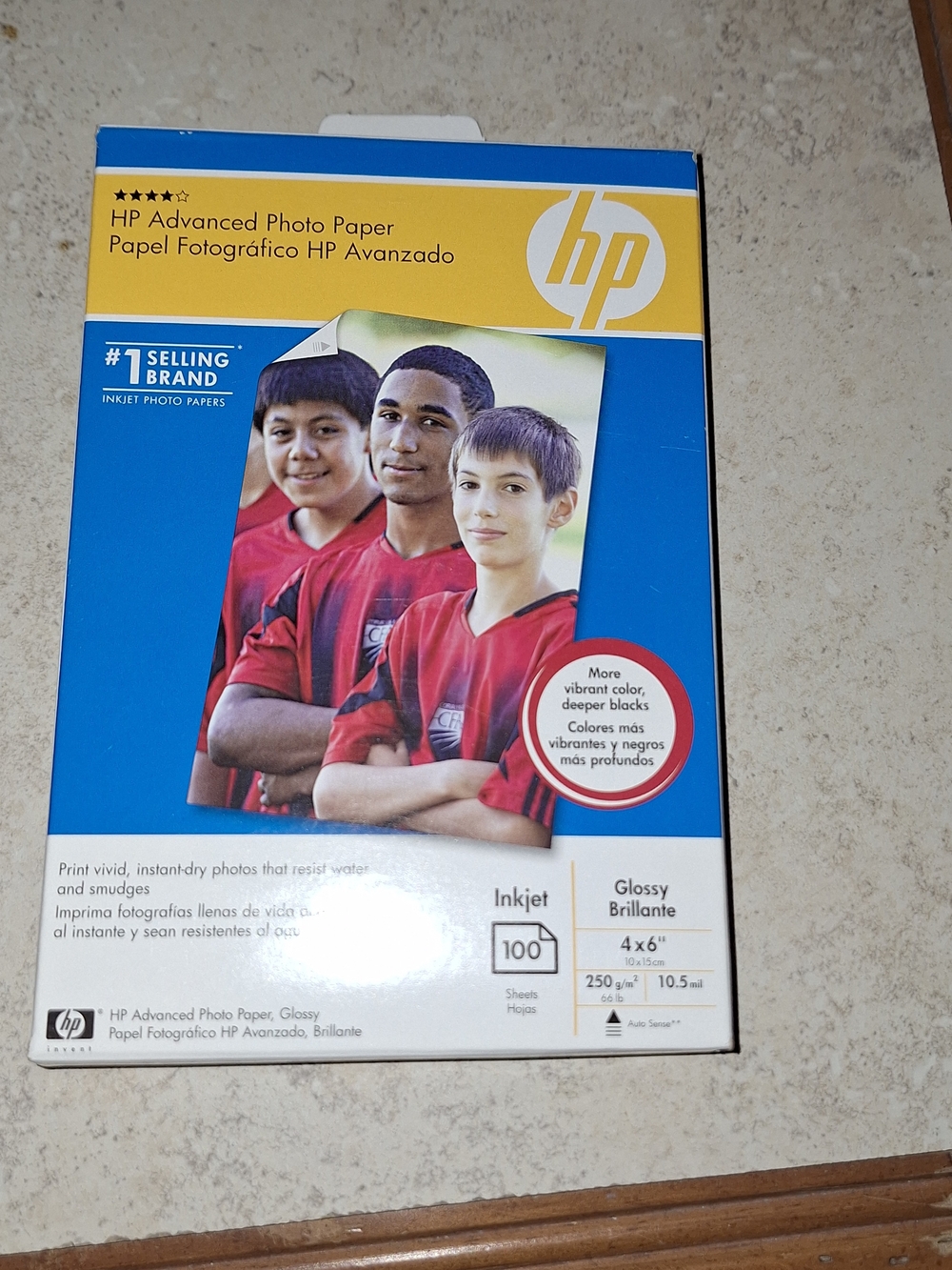 HP Advanced Photo Paper Glossy - White